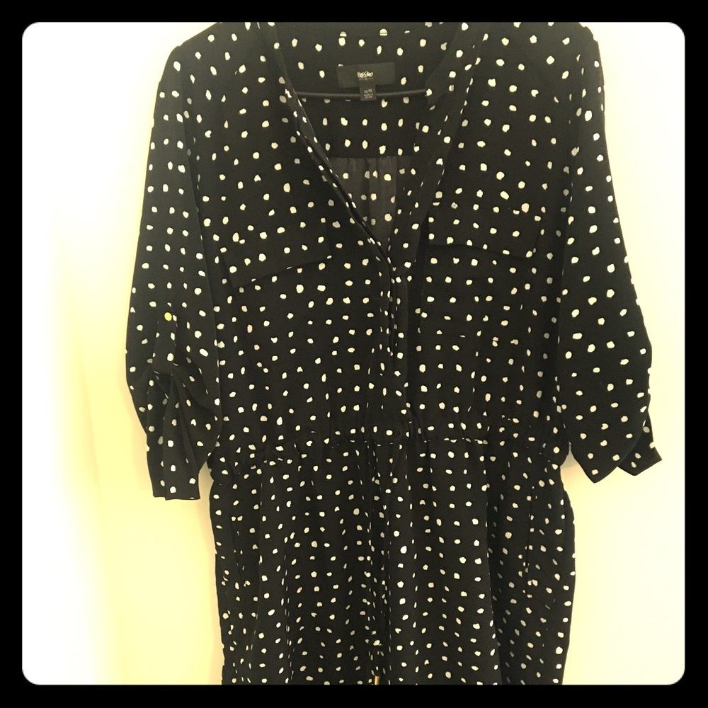 Black and White polka dot dress